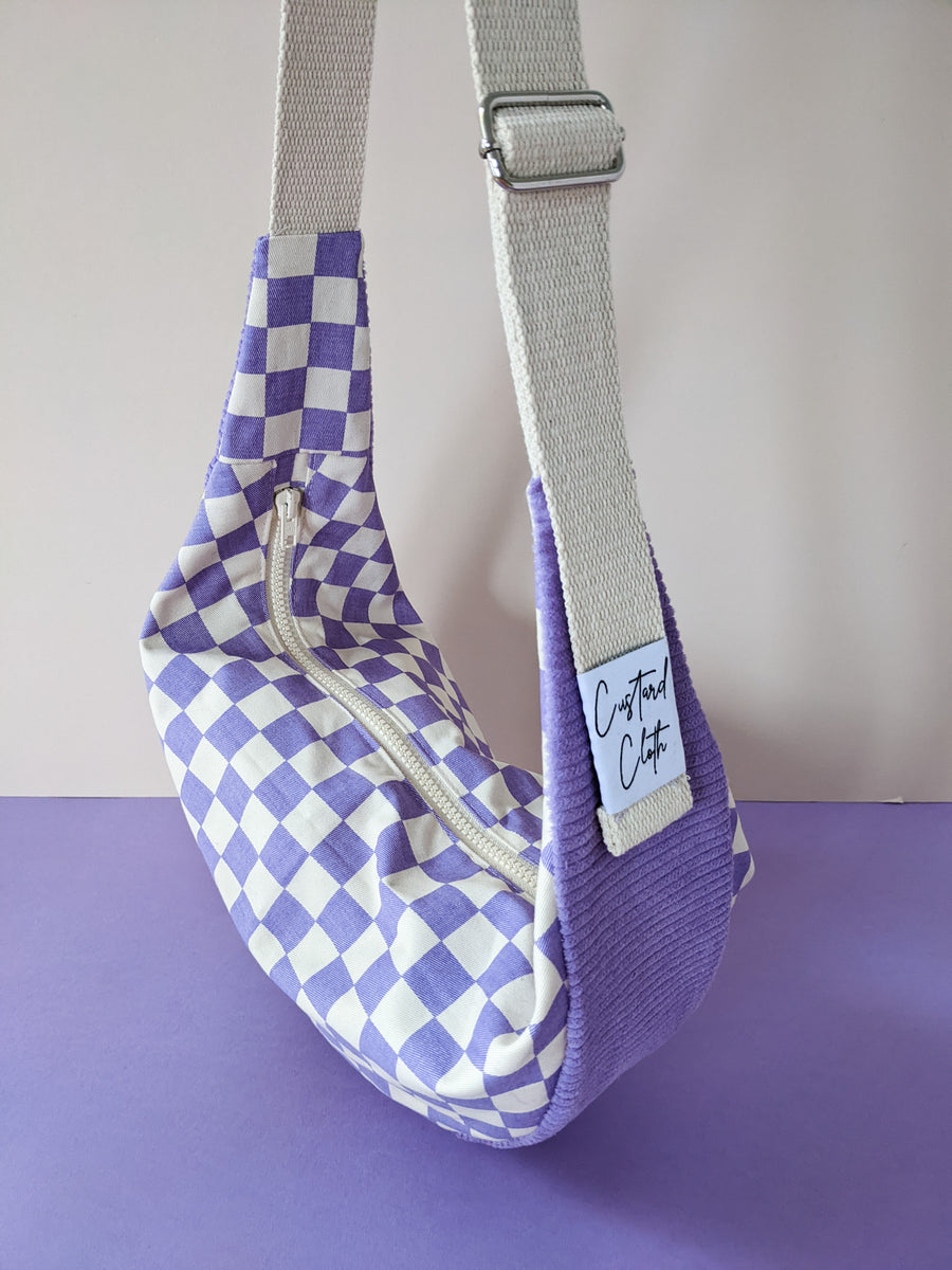 Purple best sale sling bag