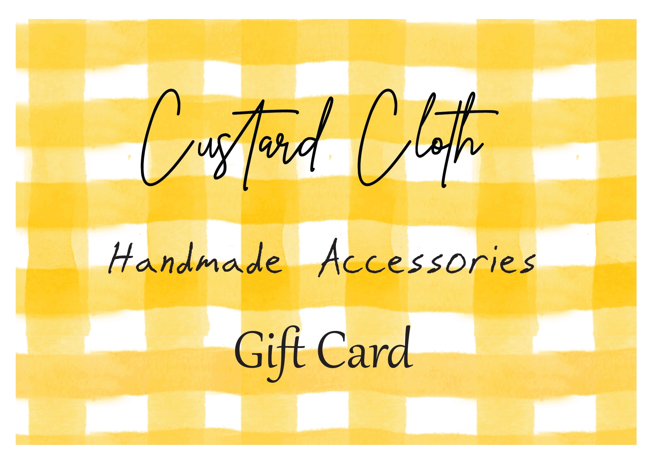 Custard Cloth Gift Card